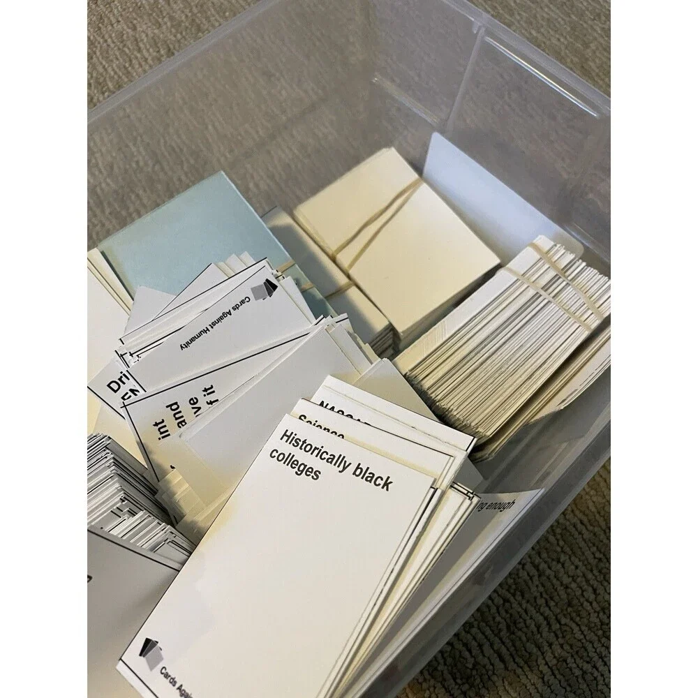 Cards Against Humanities Card Game Expansion Packs Copies Box Lot Adult Game